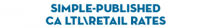 simple published CA LTL/RETAIL RATES